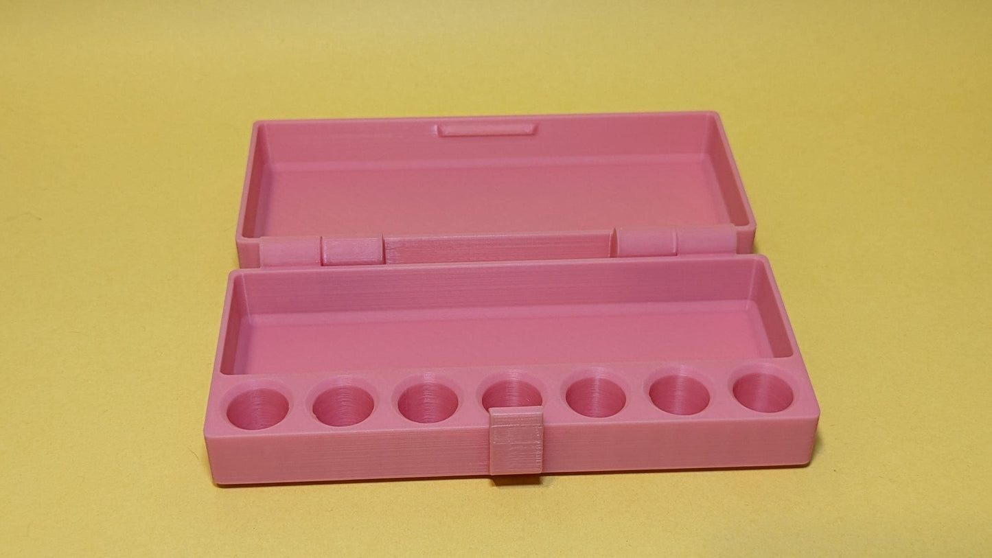 3ml Peptide Insulin Testosterone Vials and Syringe Carrying Travel Case Pen Storage Container Organizer Box, Multiple Colors 3D Printed
