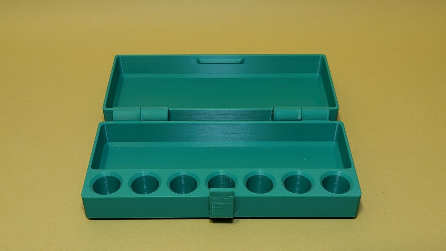 3ml Peptide Insulin Testosterone Vials and Syringe Carrying Travel Case Pen Storage Container Organizer Box, Multiple Colors 3D Printed