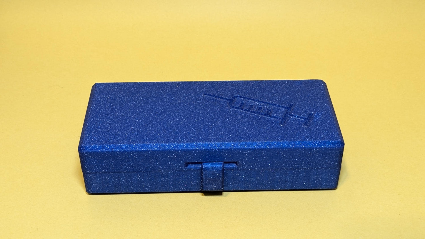 3ml Peptide Insulin Testosterone Vials and Syringe Carrying Travel Case Pen Storage Container Organizer Box, Multiple Colors 3D Printed
