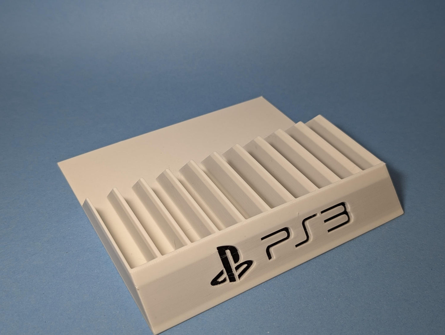 PlayStation 3 10 Games Case Holders - Fits Up to 10 Games - Sony PS3 Video Game Case Holder Game Organizer Tray Unique Home Décor