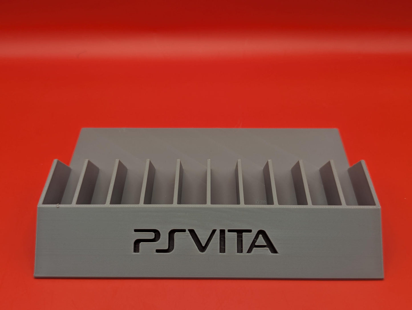 PlayStation Vita 10 Games Case Holders - Fits Up to 10 Games - Sony Vita Video Game Case Holder Game Organizer Tray Unique Home Décor