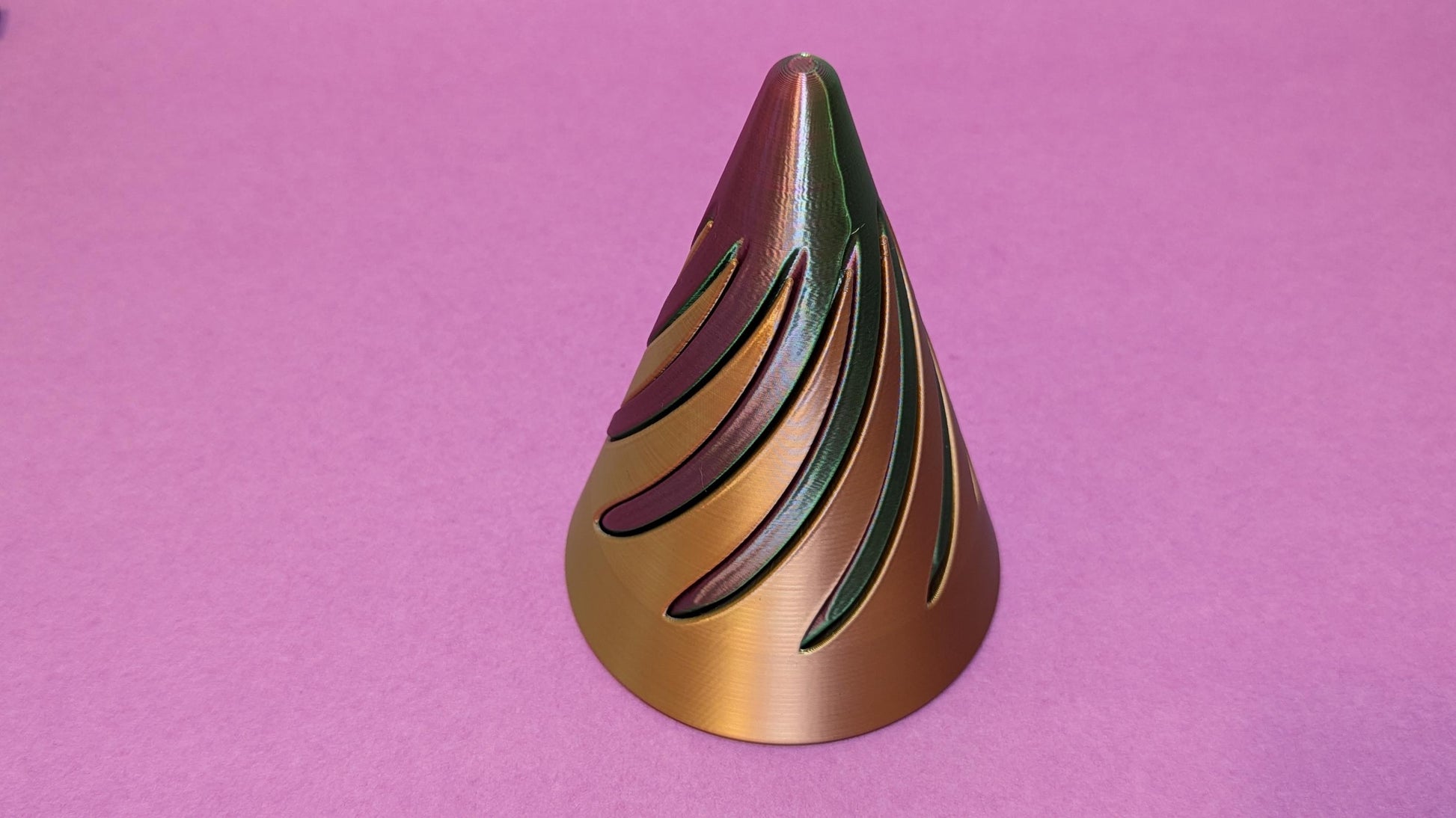 3D Printed Impossible Fidget Cone - Spiral Fidget Toy - Fun Toy - Stress and Anxiety Relief Toy - Multiple Colors Available!