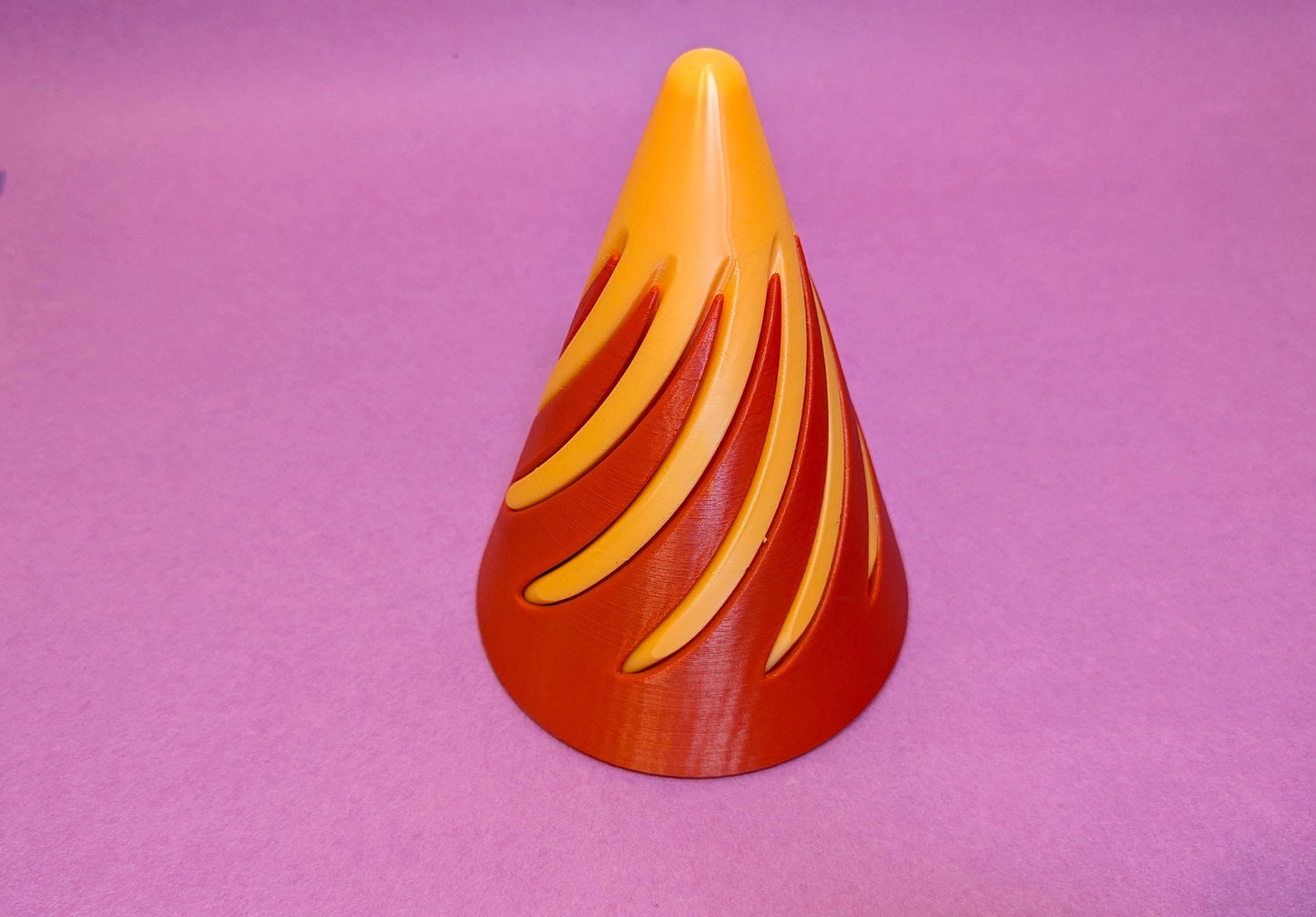 3D Printed Impossible Fidget Cone - Spiral Fidget Toy - Fun Toy - Stress and Anxiety Relief Toy - Multiple Colors Available!