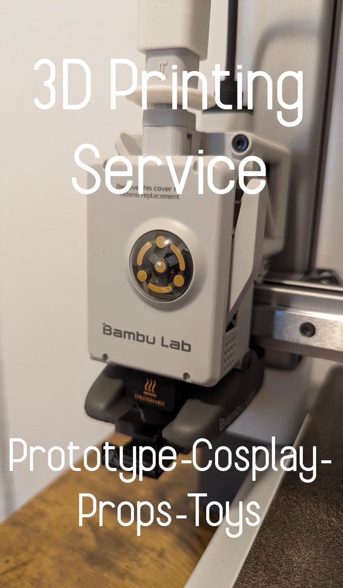 Custom 3D Printing Service - Multicolor, Fast Prototyping, cosplay, props, send STL file and print - High Quality