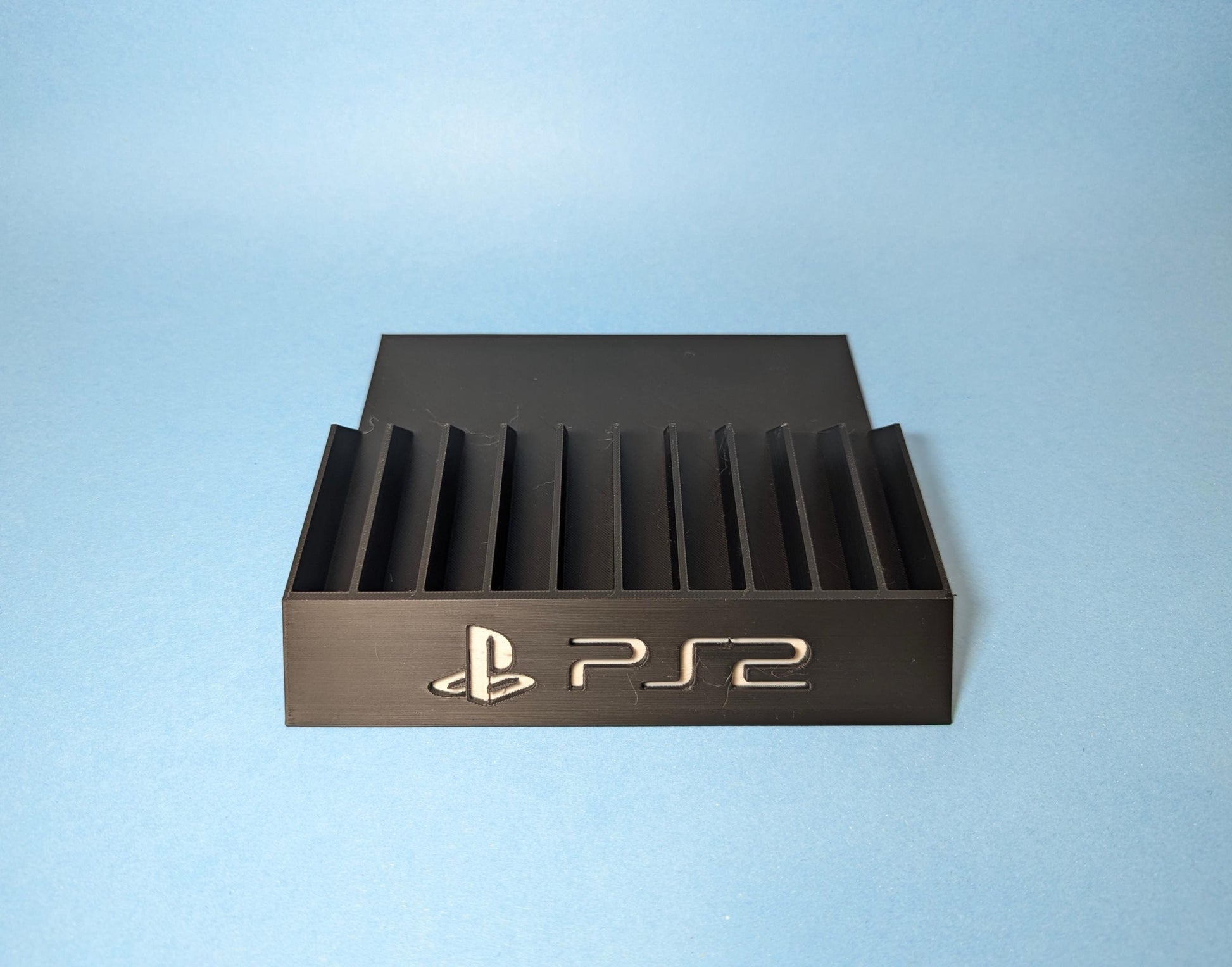 PlayStation 2 10 Games Case Holders - Fits Up to 10 Games - Sony PS2 Video Game Case Holder Game Organizer Tray Unique Home Décor