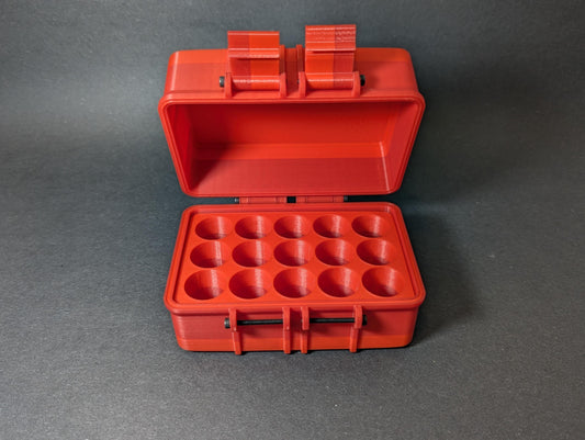 10ml 15 Slot Peptide Insulin Testosterone Vial Storage Container Organizer Box for Fridge, Freezer, Travel, Shipping Multiple Colors