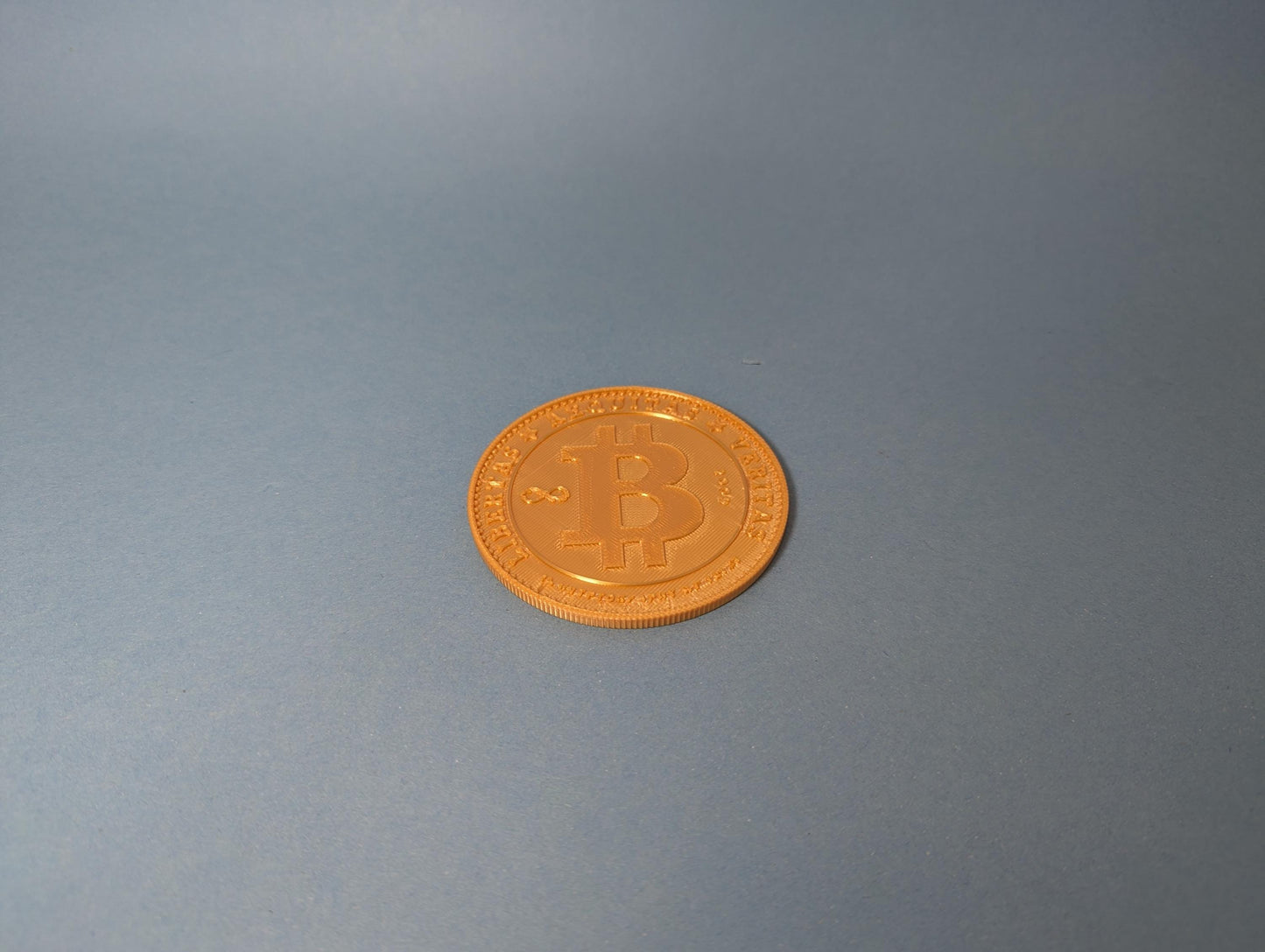 3D-Printed Bitcoin (BTC) Coaster Set with Holder | Perfect Crypto Collectible Gift | 6 Coasters for Bitcoin Enthusiasts & Crypto Fans