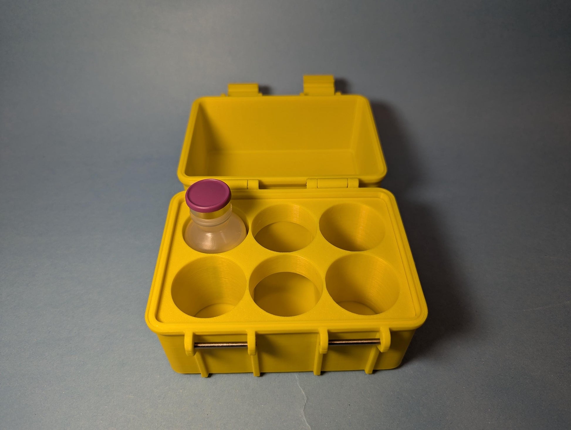 30ml 6 Slot Peptide Insulin Testosterone Vial Storage Container Organizer Box for Fridge, Freezer, Travel, Shipping Multiple Colors
