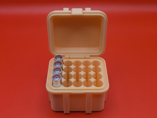 Rugged AAA 20 Slot Battery Holder | Battery Box Organizer Container Storage Case 3D Printed Shipping Multiple Colors