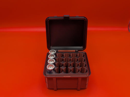 Rugged AA 20 Slot Battery Holder | Battery Box Organizer Container Storage Case 3D Printed Shipping Multiple Colors