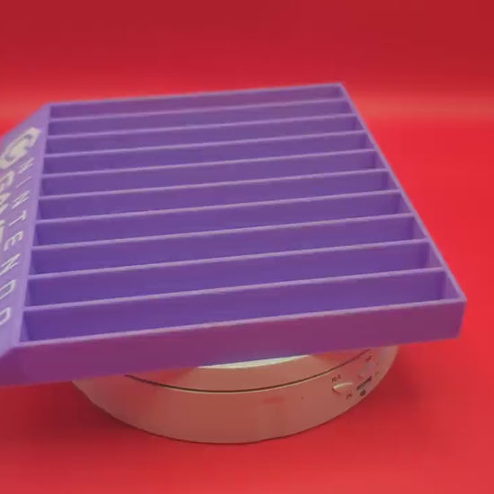 Nintendo Gamecube 10 Games Case Holders - Fits Up to 10 Games - 3D Printed Gamecube Game Case Holder Organizer Tray Unique Home Décor