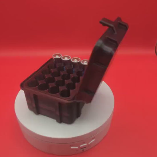Rugged AA 20 Slot Battery Holder | Battery Box Organizer Container Storage Case 3D Printed Shipping Multiple Colors