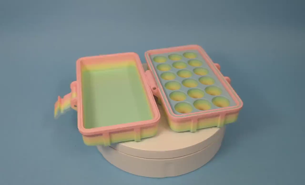 3ml 18 Slot Peptide Insulin Testosterone Vial Storage Container Organizer Box for Fridge, Freezer, Travel, Shipping Multiple Colors