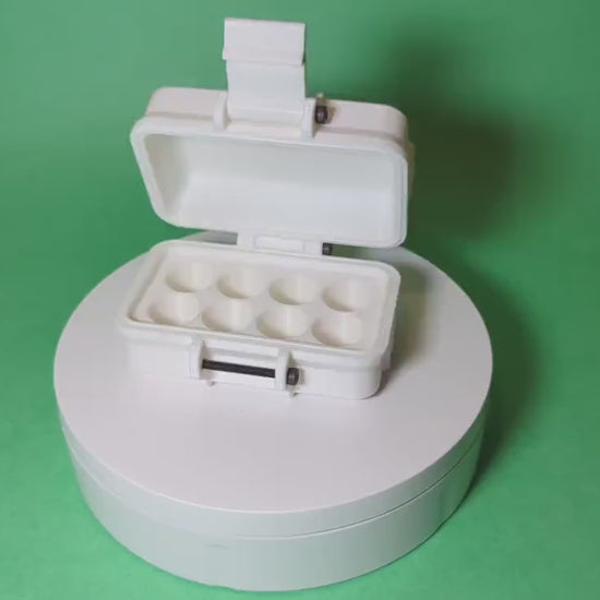 3ml 8 Slot Peptide Insulin Testosterone Vial Storage Container Organizer Box for Fridge, Freezer, Travel, Shipping Multiple Colors