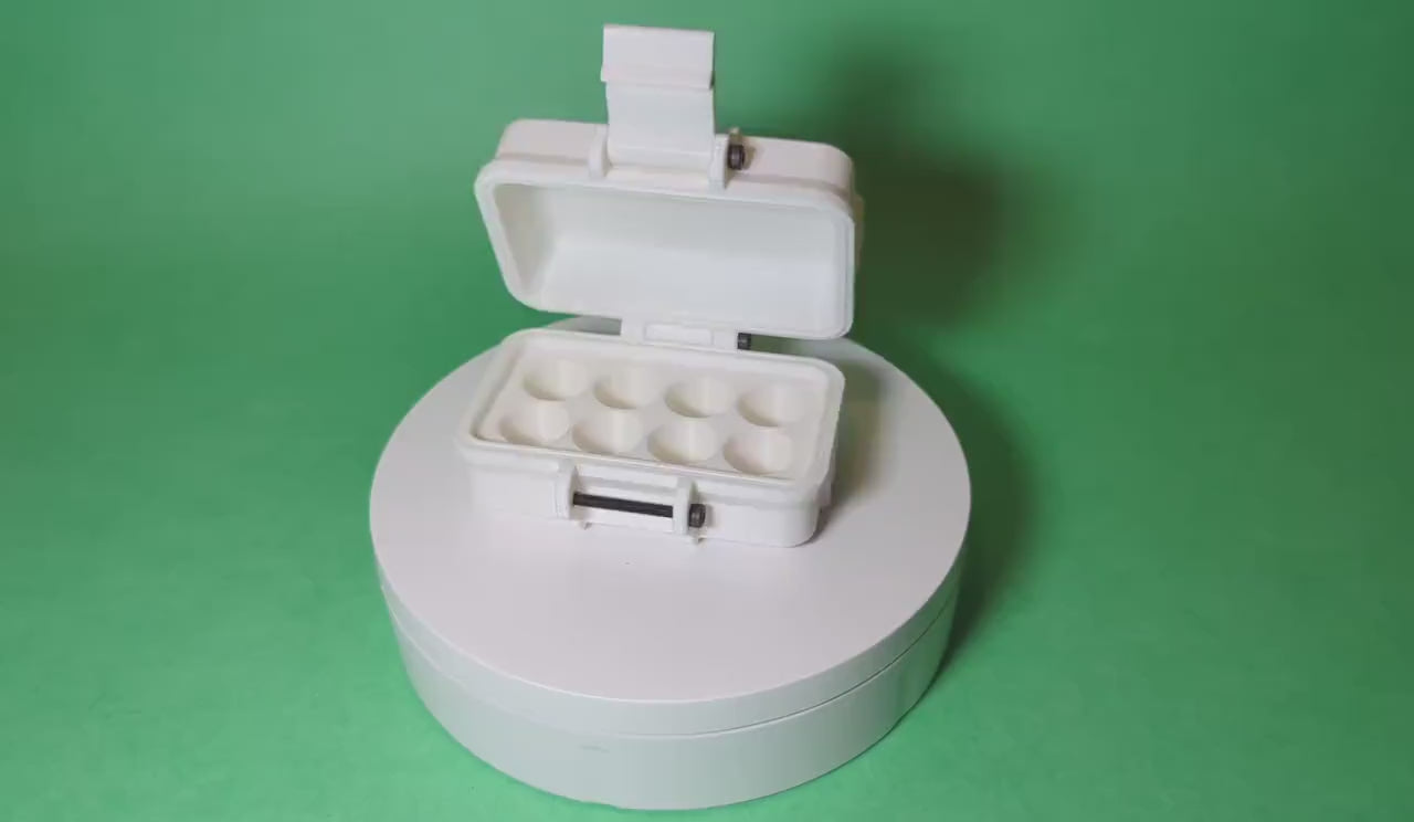 3ml 8 Slot Peptide Insulin Testosterone Vial Storage Container Organizer Box for Fridge, Freezer, Travel, Shipping Multiple Colors