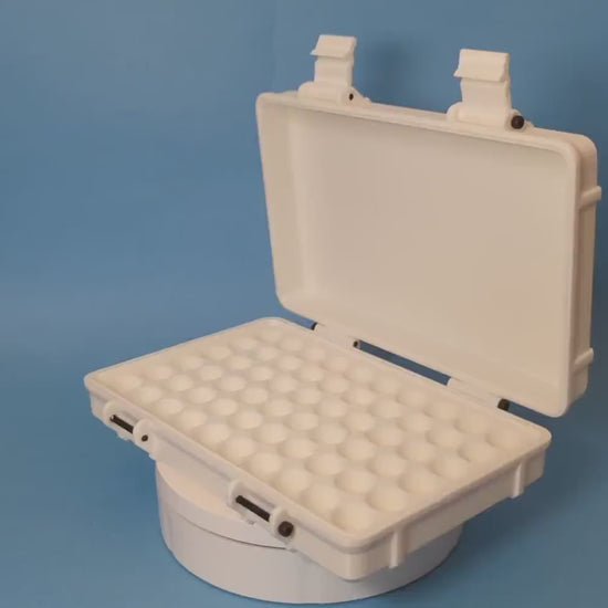 3ml 60 Slot Peptide Insulin Testosterone Vial Storage Container Organizer Box for Fridge, Freezer, Travel, Shipping Multiple Colors