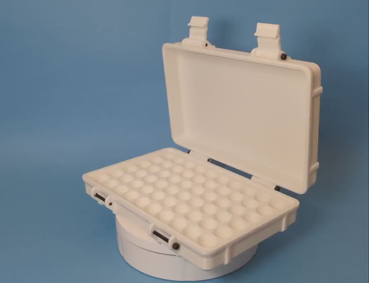 3ml 60 Slot Peptide Insulin Testosterone Vial Storage Container Organizer Box for Fridge, Freezer, Travel, Shipping Multiple Colors
