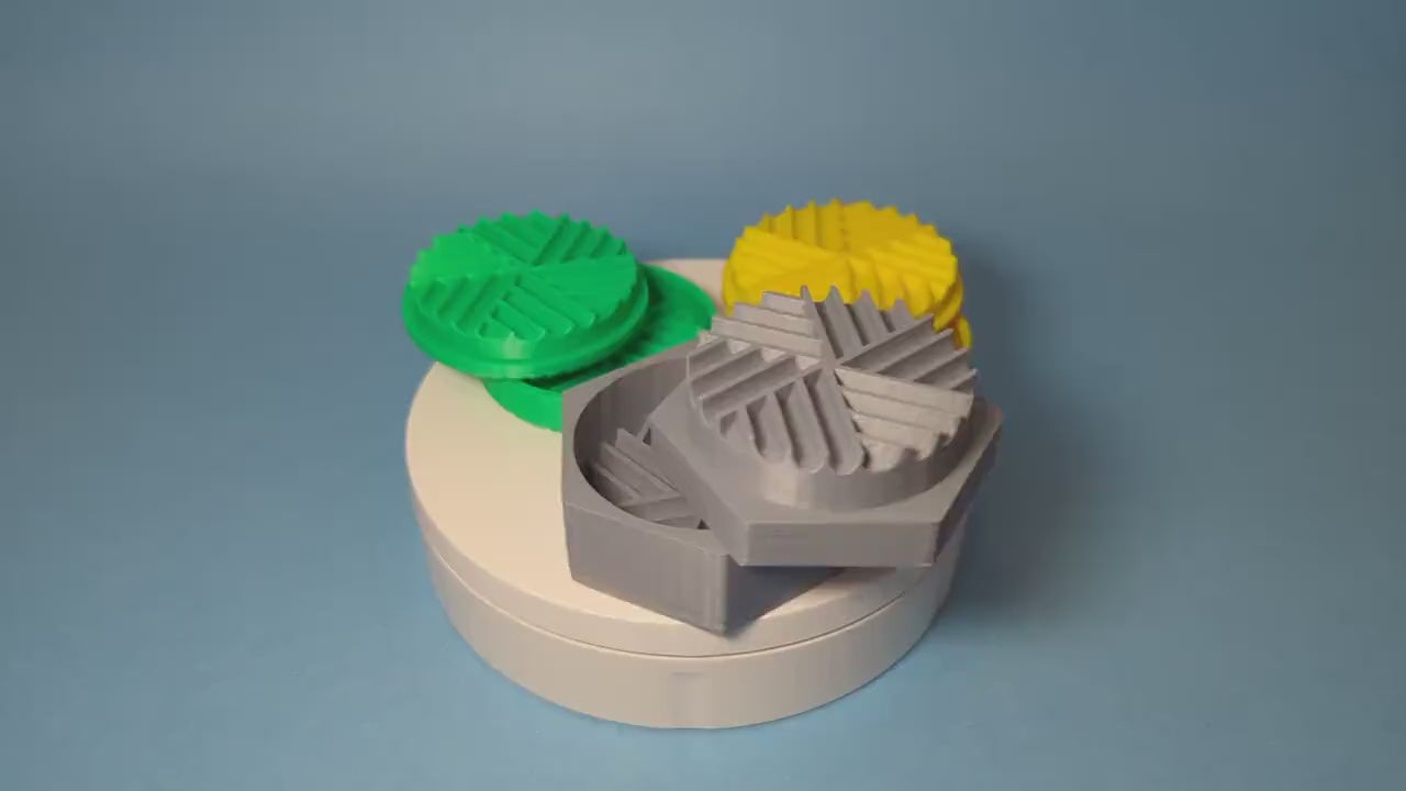 3D Printed Premium Toothless Herb Grinder | Durable design for Smooth Grinding | Great for Herbs, Spices, and More | Eco-Friendly