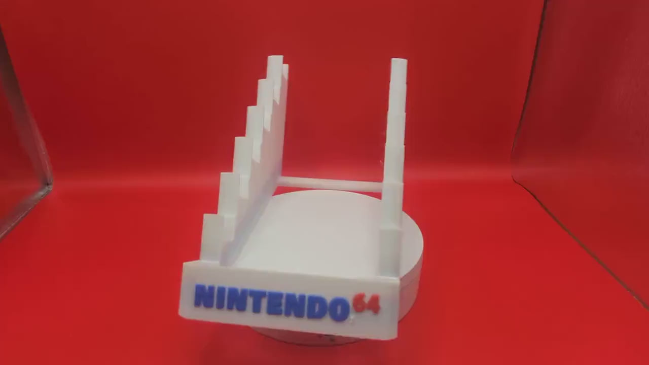 Nintendo 64 N64 Games Cartridge Holder - Fits Up to 7 Games - N64 Video Game Cartridge Holder Game Organizer Unique Home Décor